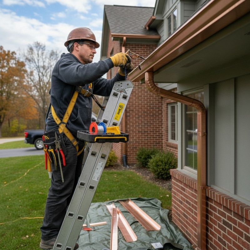 Copper Gutter Repair in Mcdonough, GA