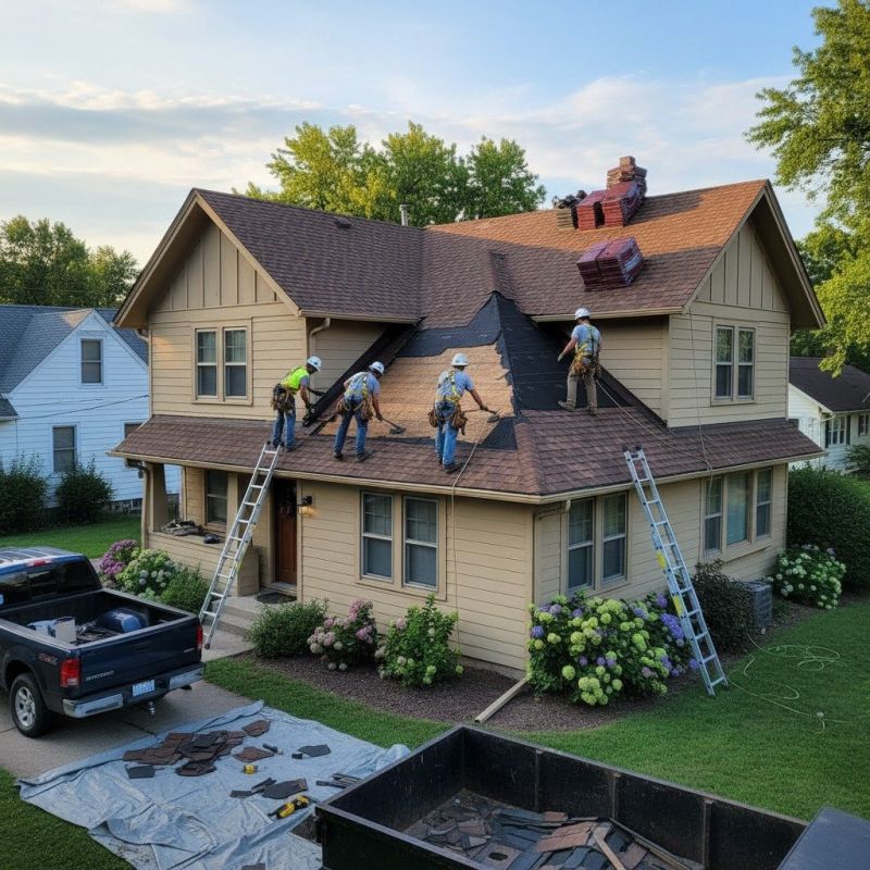 Damaged Roof Replacement in Providence, RI