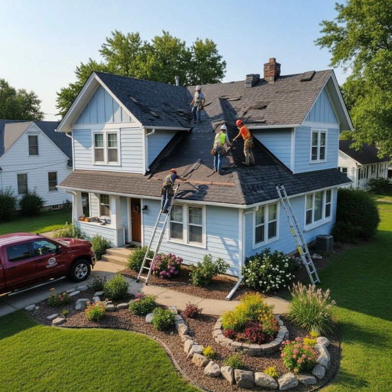 Damaged Roof Replacement in Worcester, MA