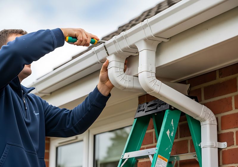 Downspout Reattachment in Sacramento, CA