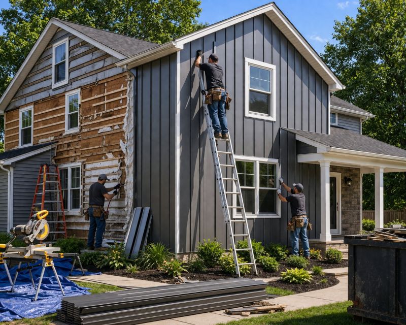 Synthetic Siding Installation in West Hartford, CT